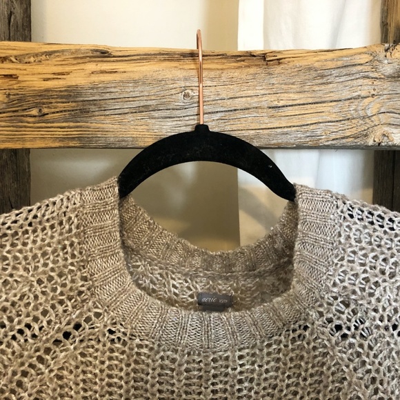 AERIE Silver Knit Pullover - Picture 3 of 13